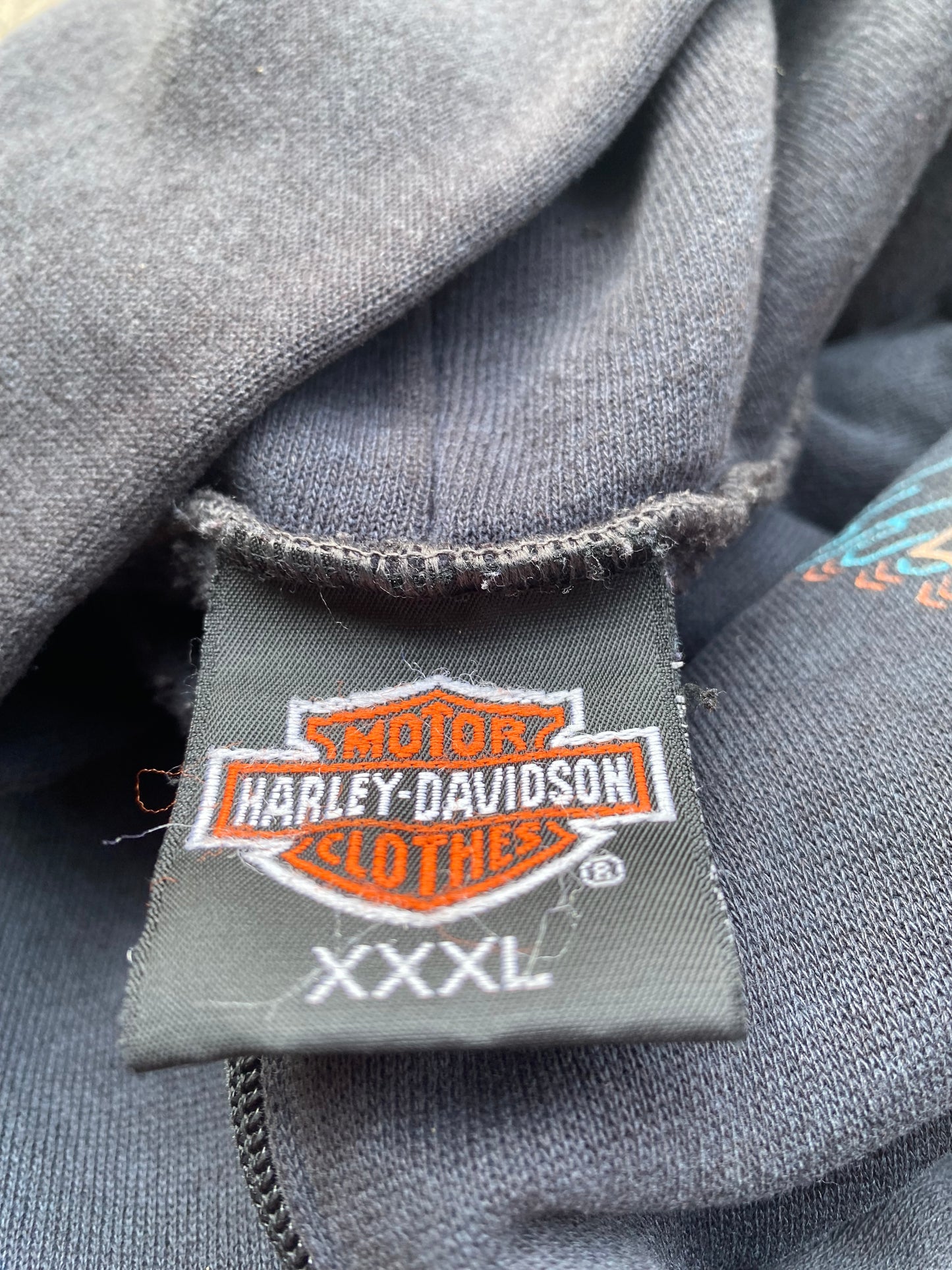 Vintage Harley Davidson Dreamcatcher Zip Up Hoodie Size XXXL