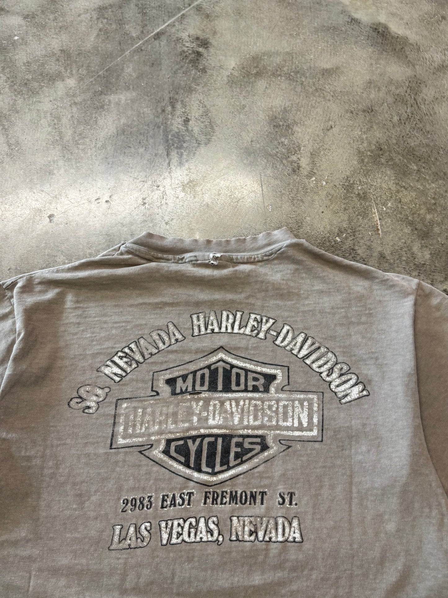 Vintage Harley Davidson Faded 80’s Eagle shirt size large