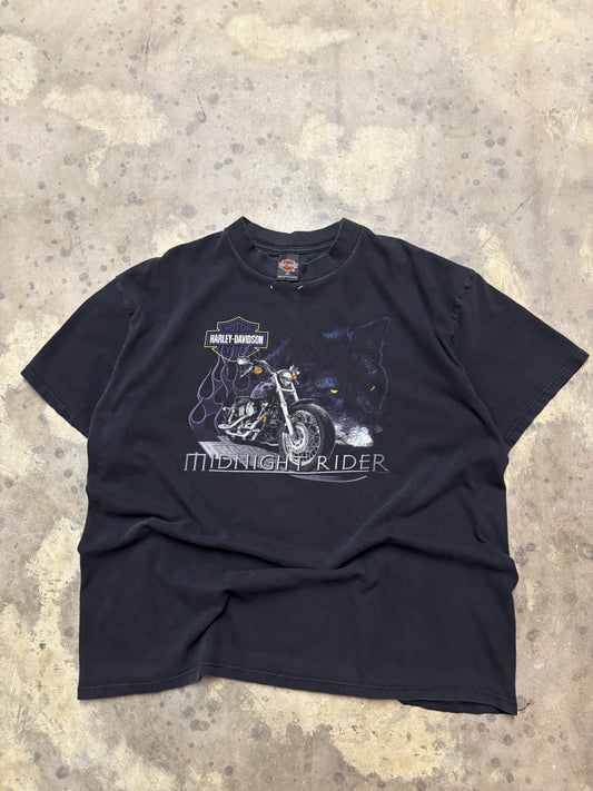 Vintage Harley Davidson Midnight Rider shirt size XXL