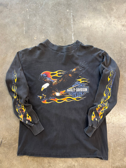 Vintage Harley Davidson Eagle shirt size large