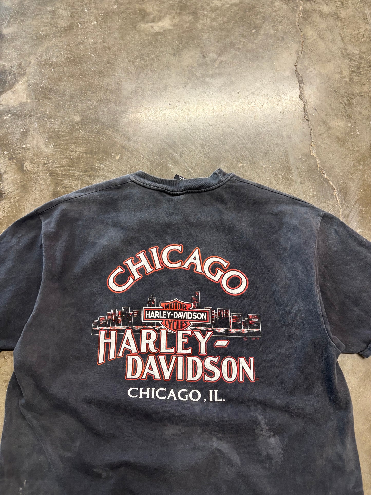 Vintage Harley Davidson Faded Out Softaul shirt size xl
