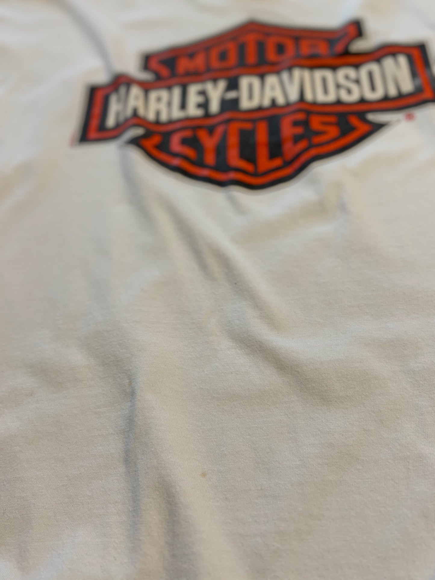 Vintage Harley Davidson String flame long sleeve size xxl