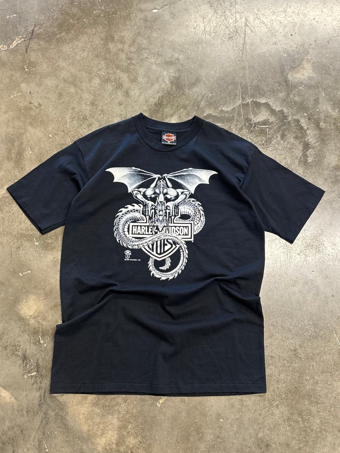 Vintage 80’s Harley Davidson Gargoyle shirt size XL