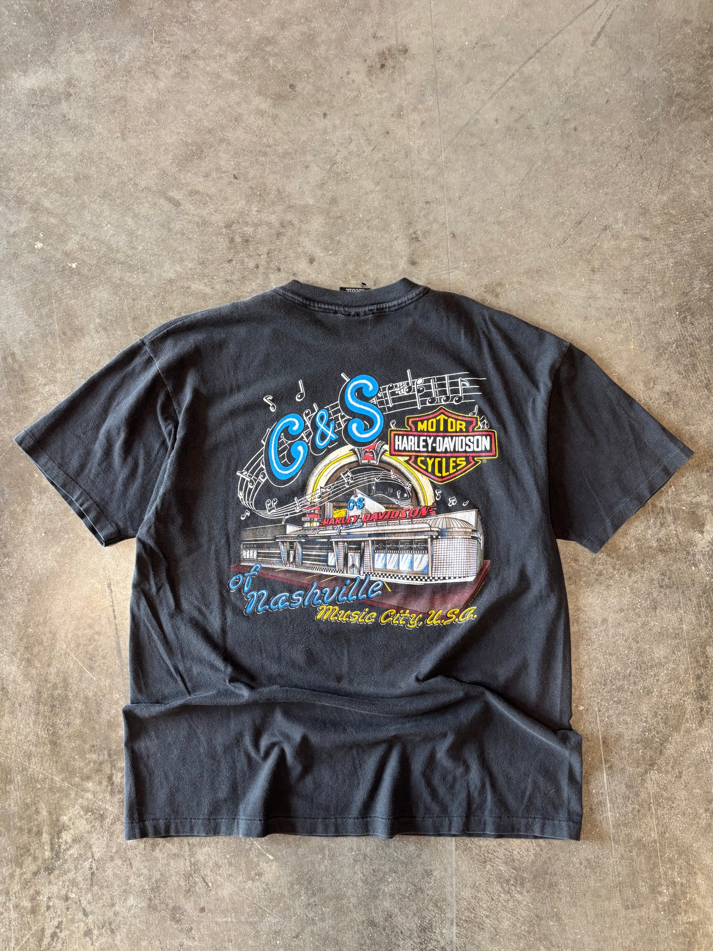 Vintage Harley Davidson looney tunes shirt size extra large