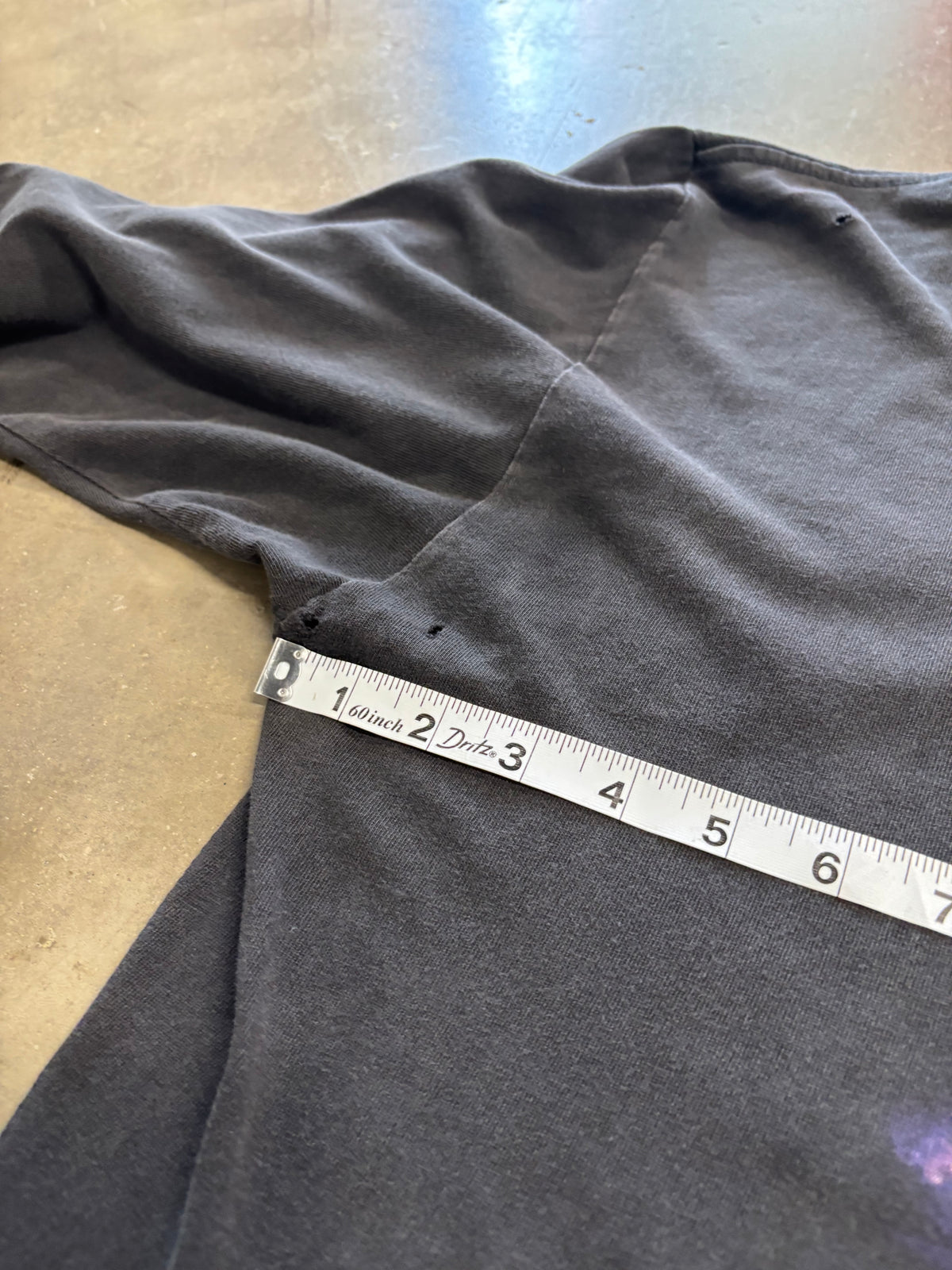 Vintage faded and thrashed Harley Davidson ride the lightning long sleeve size extra large