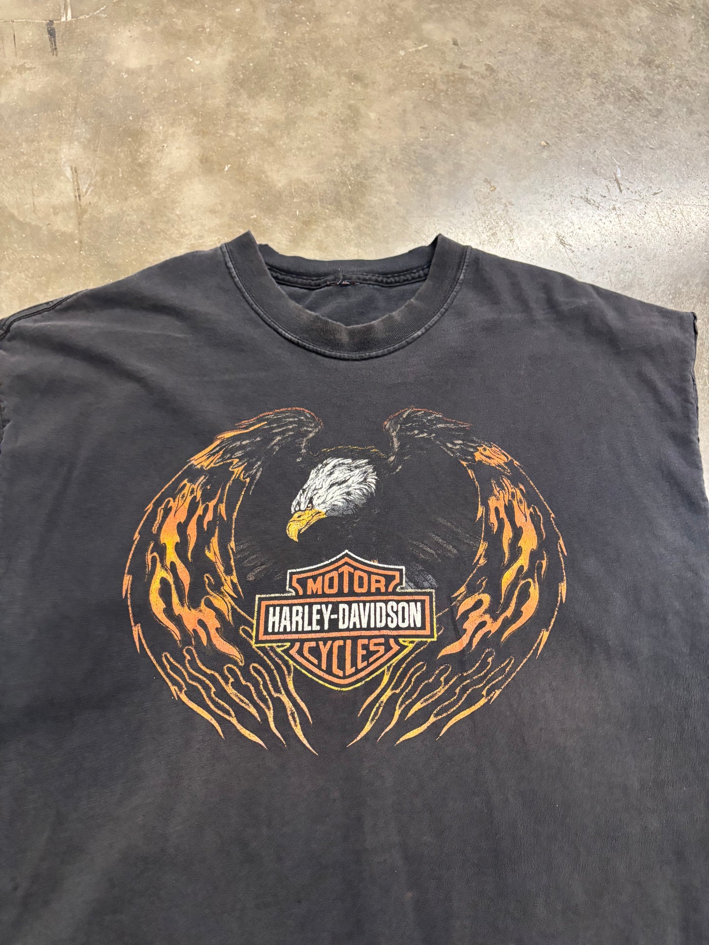 Vintage chopped Eagle shirt size large