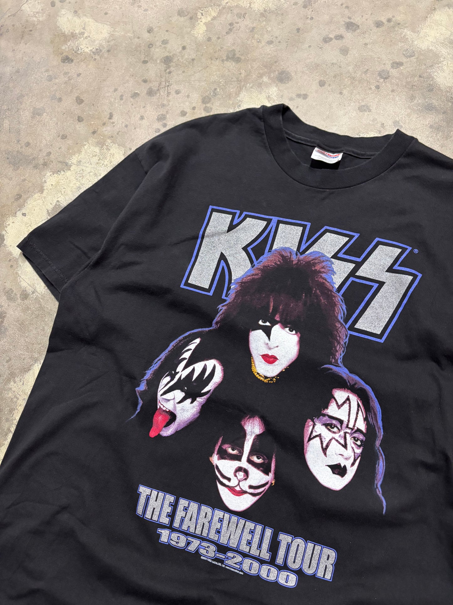 Vintage Kiss farewell tour shirt size extra large