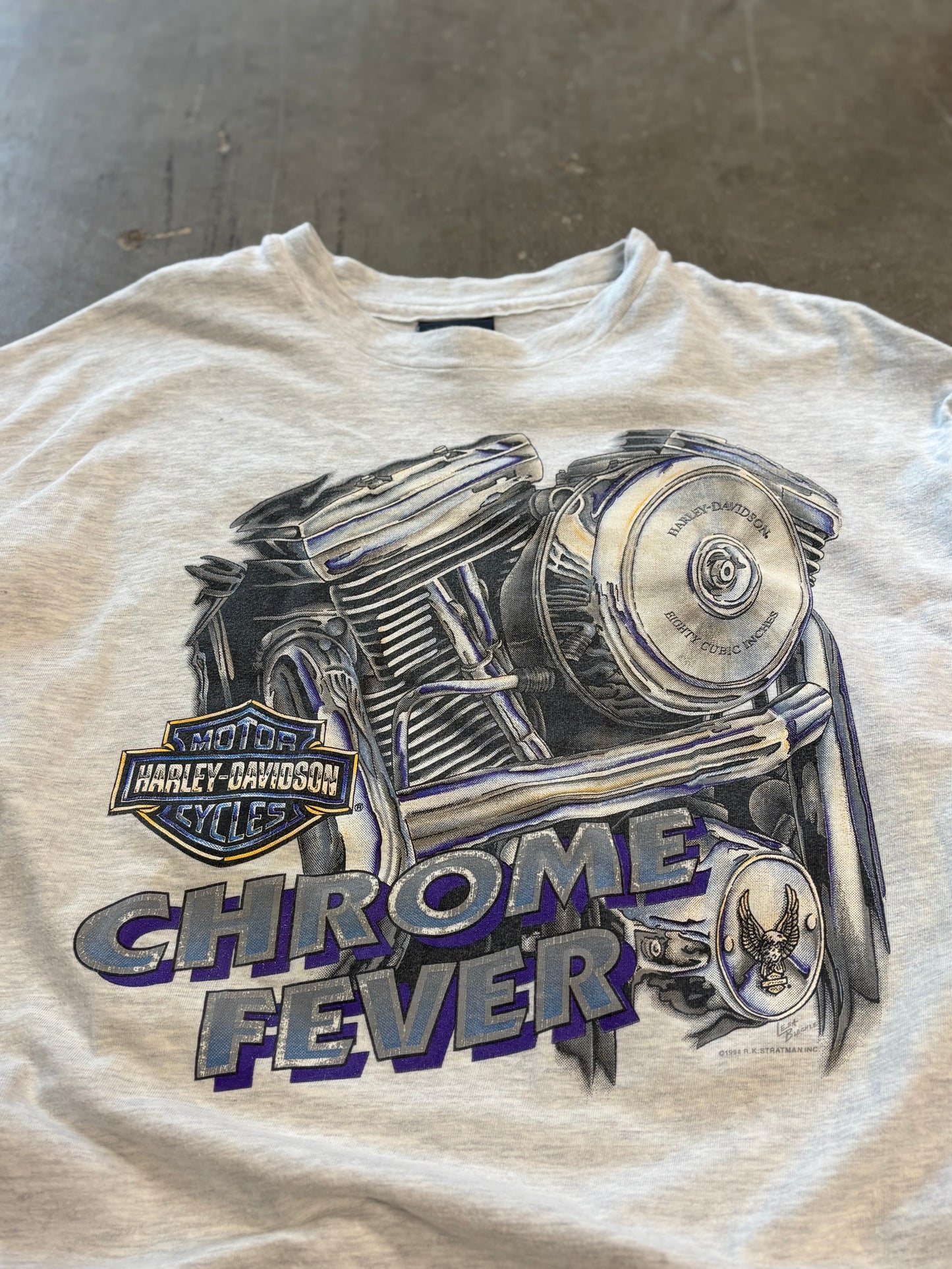 Vintage Harley Davidson Chrome Fever shirt size xl