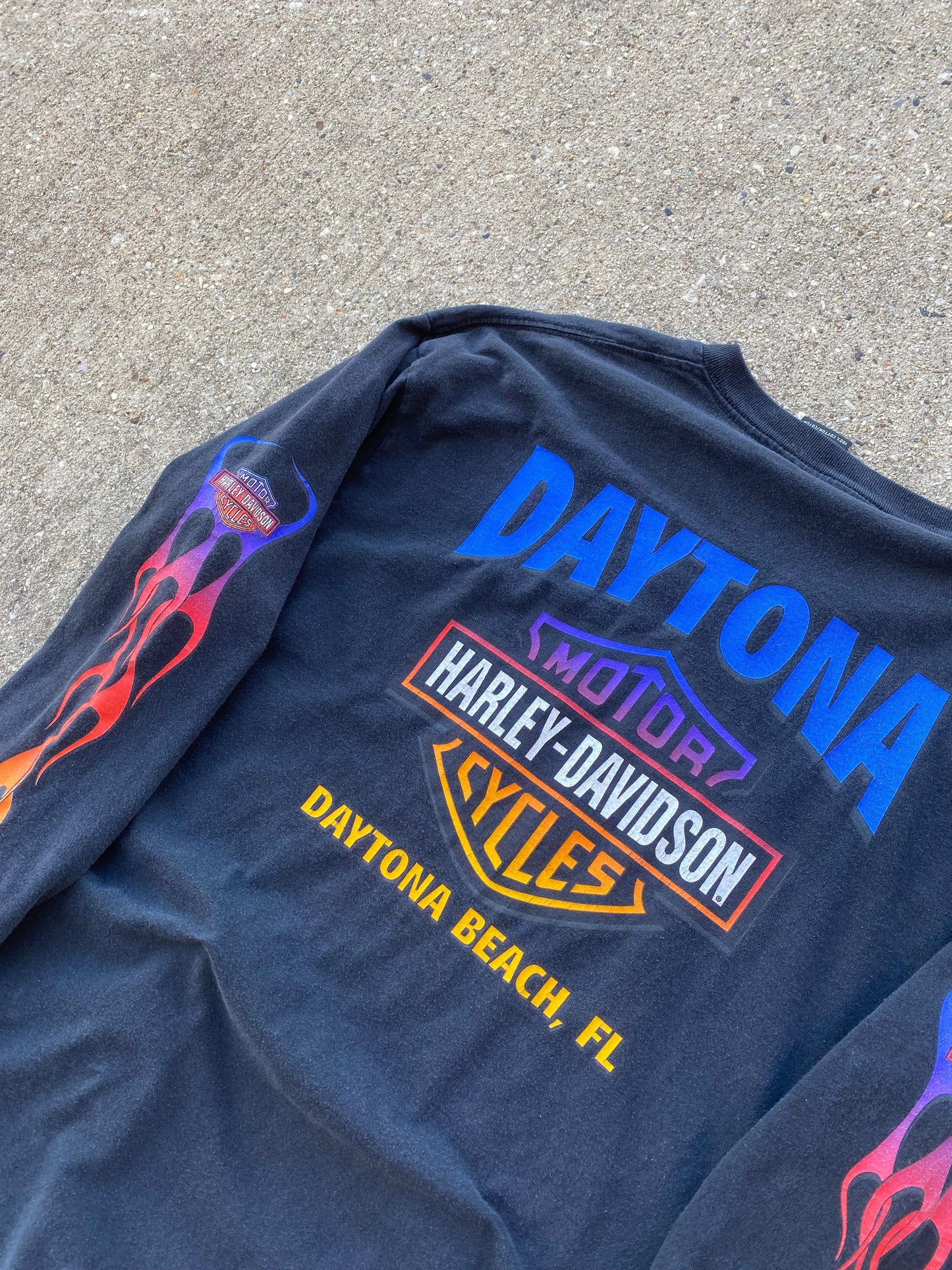 Vintage Harley Davidson Aye just give me my moneyyy long sleeve size large
