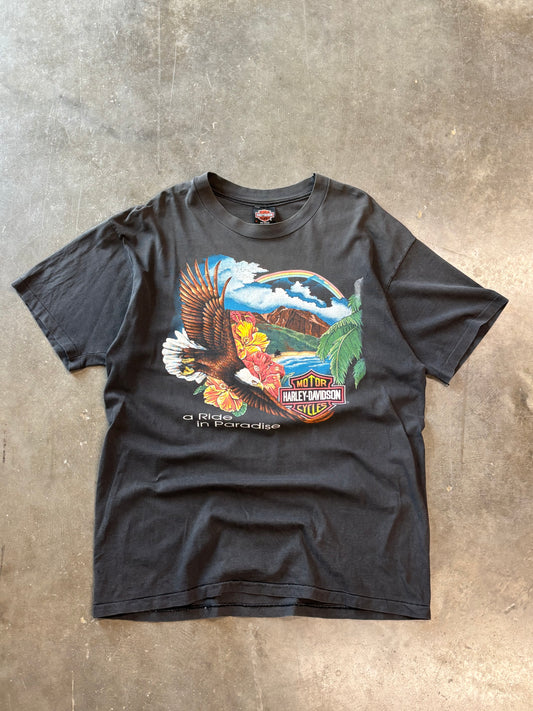 Vintage Harley Davidson Hawaii faded eagle shirt size extra large