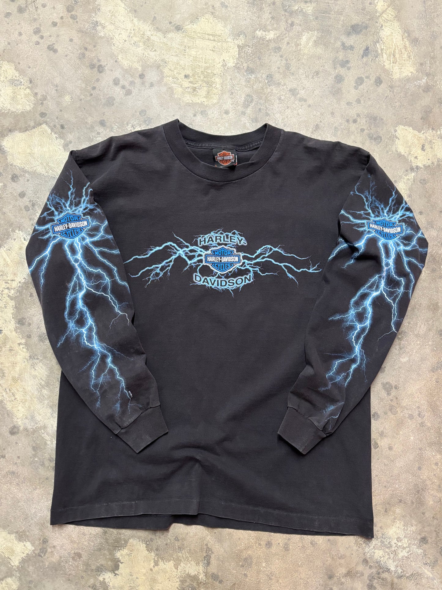 Vintage Harley Davidson Lightning long sleeve size large