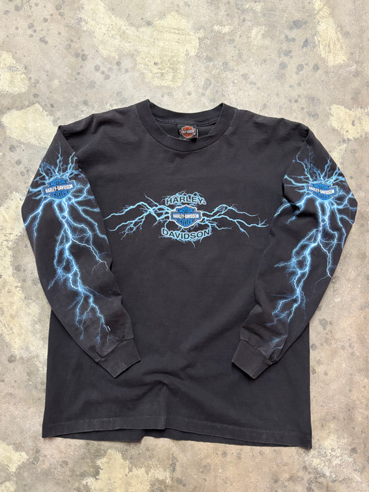 Vintage Harley Davidson Lightning long sleeve size large
