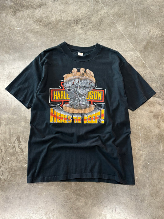 Vintage Harley “here’s the beef” shirt size xl