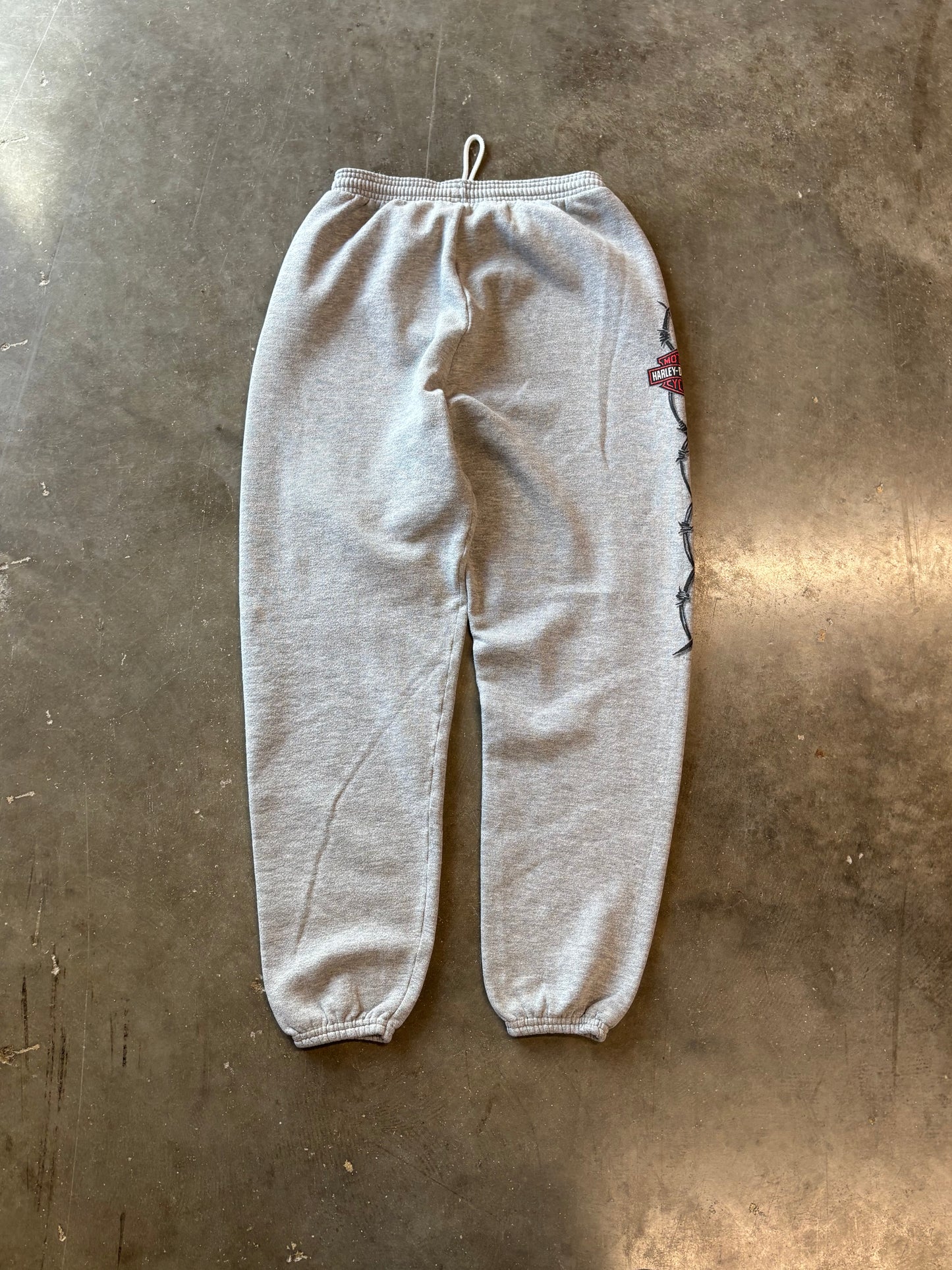 Vintage Harley Barbwired sweatpants size medium