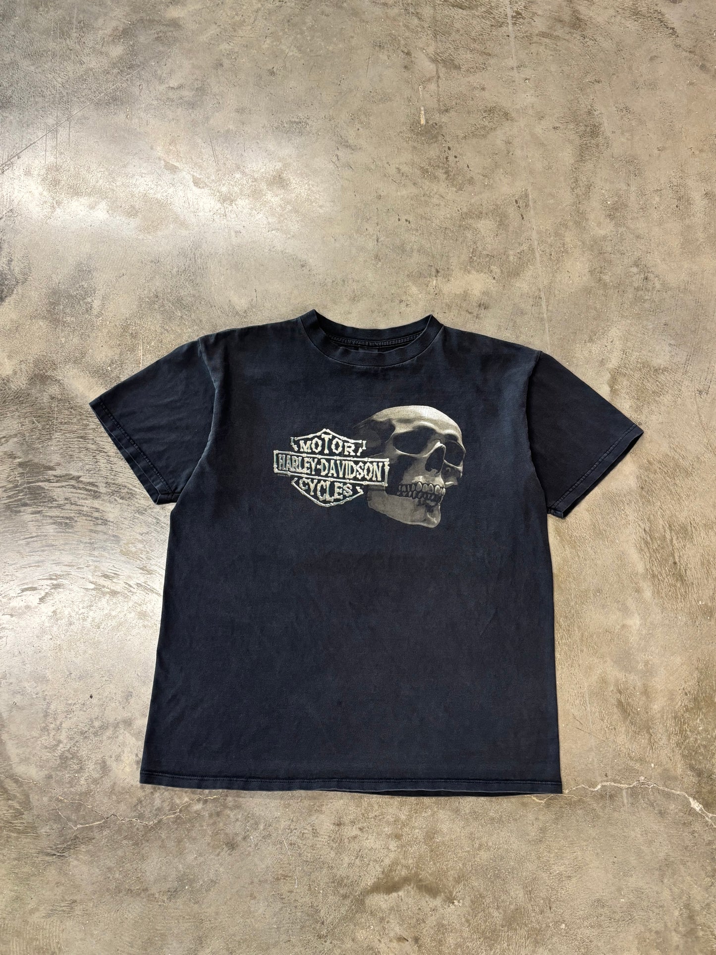 Vintage Harley Davidson 3D Skull shirt size XL