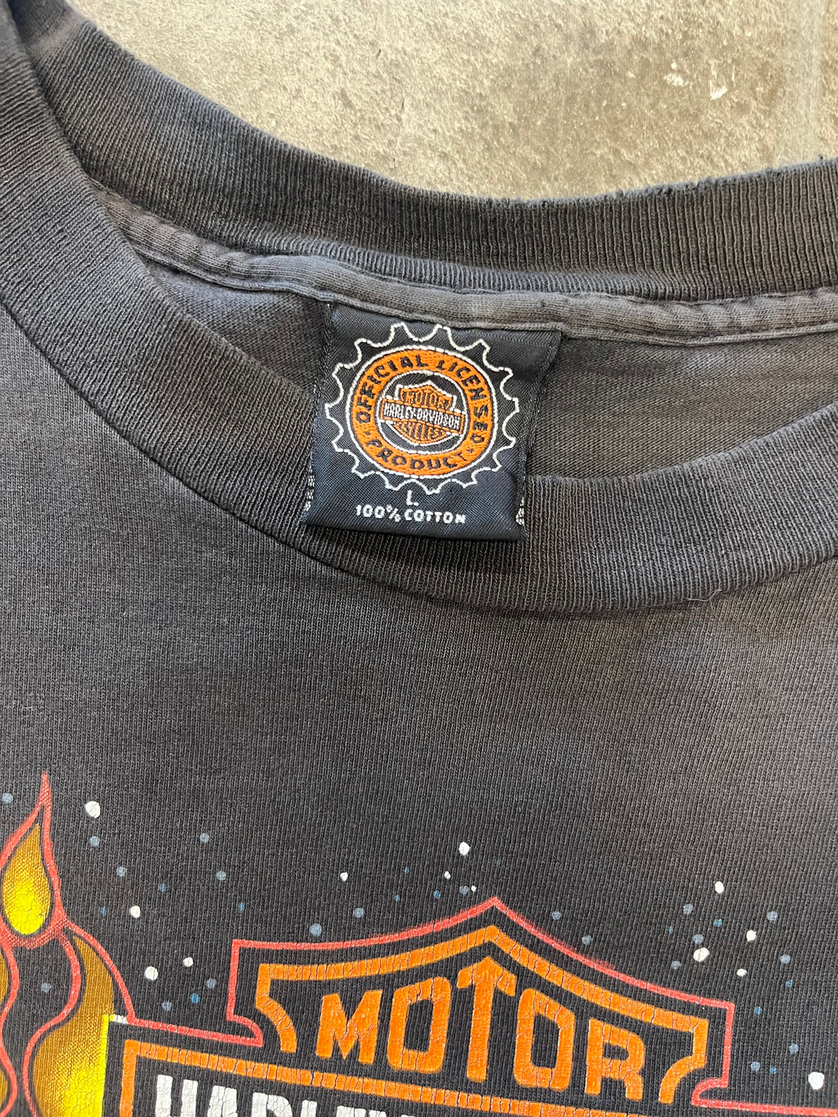 Vintage Harley Davidson hottest sound on the road shirt size large
