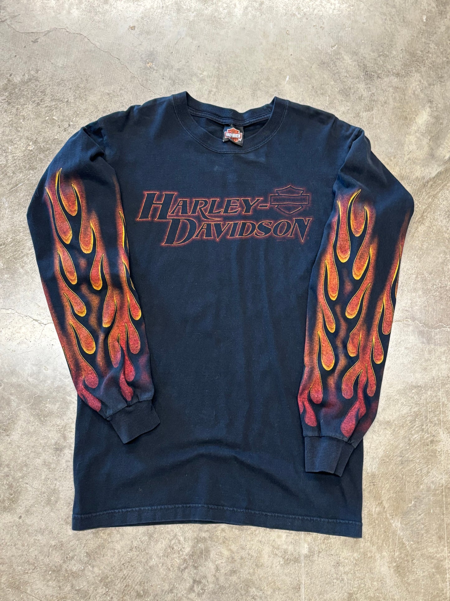 Vintage Harley Davidson inferno long sleeve size large