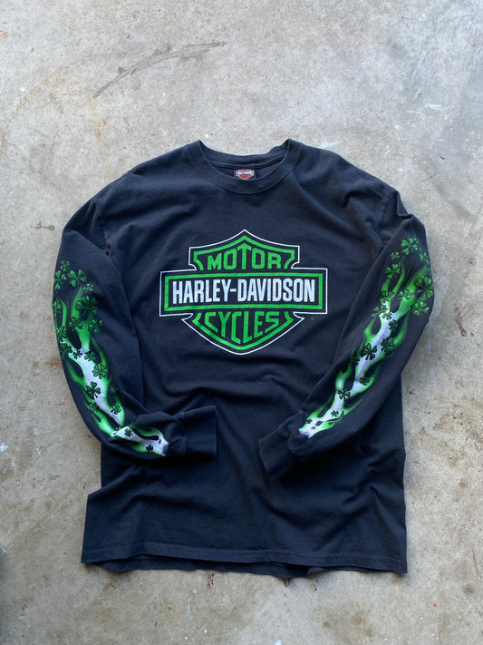 Harley Davidson Shamrock Long sleeve shirt size Extra Large