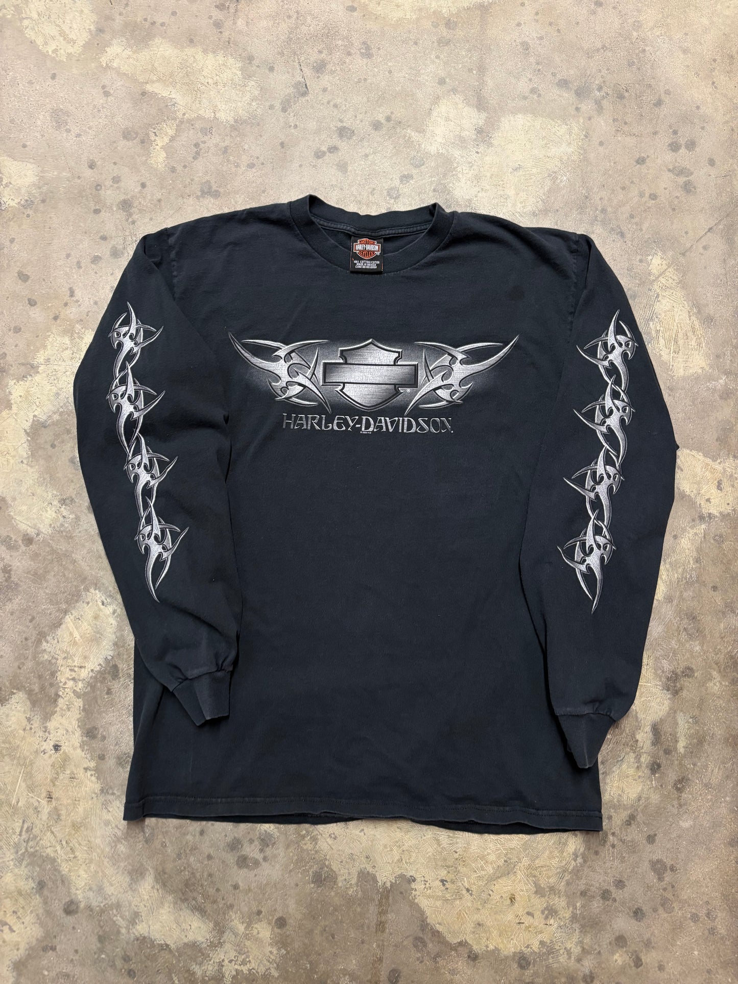 Vintage Harley Davidson steel long sleeve shirt size large