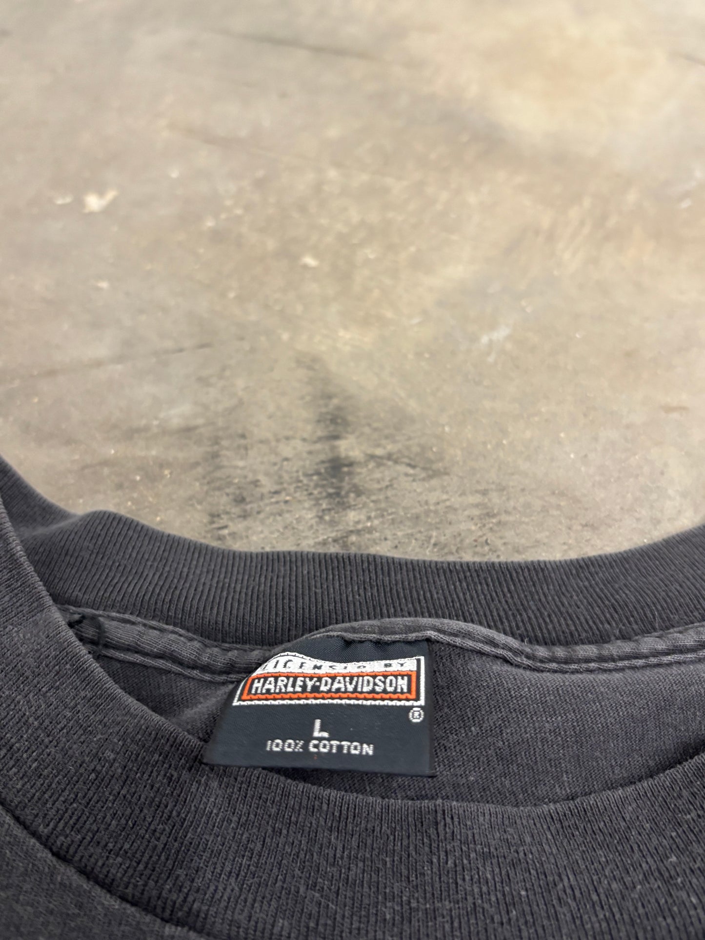 Vintage Harley Davidson Are you afraid of the dark shirt size large