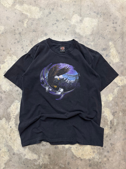Vintage Harley Davidson Purple Eagle shirt size extra large