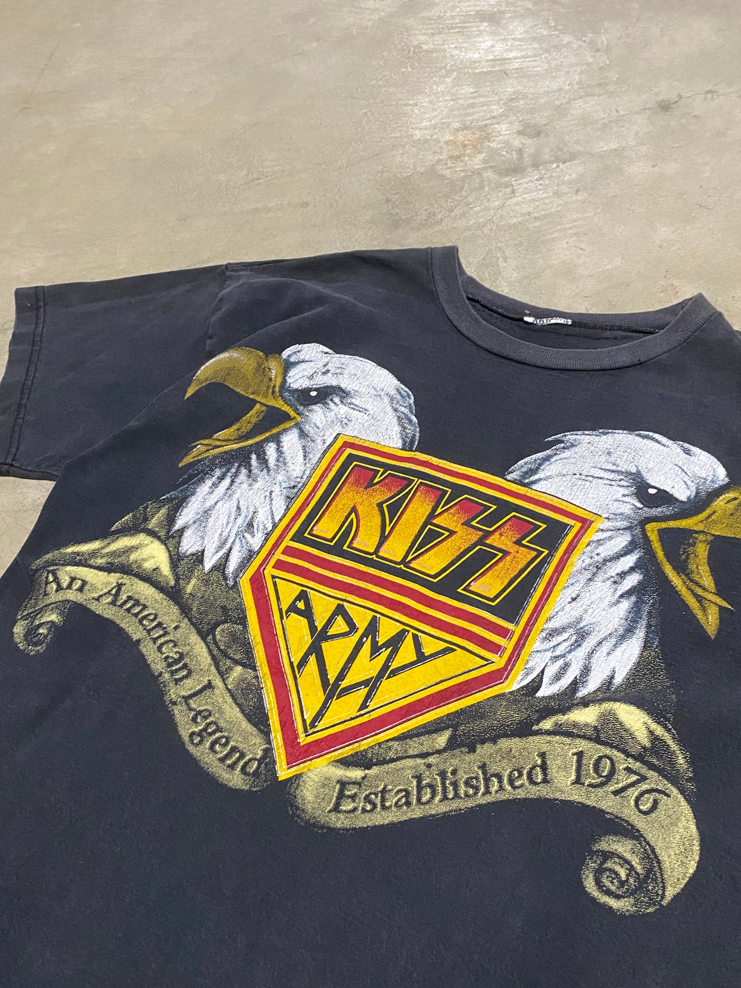 Vintage 1998 KISS peyote shirt size XL