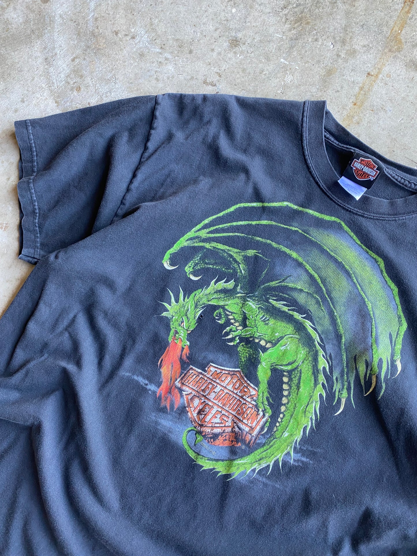 Vintage Harley Davidson Do you like dragons shirt size extra large