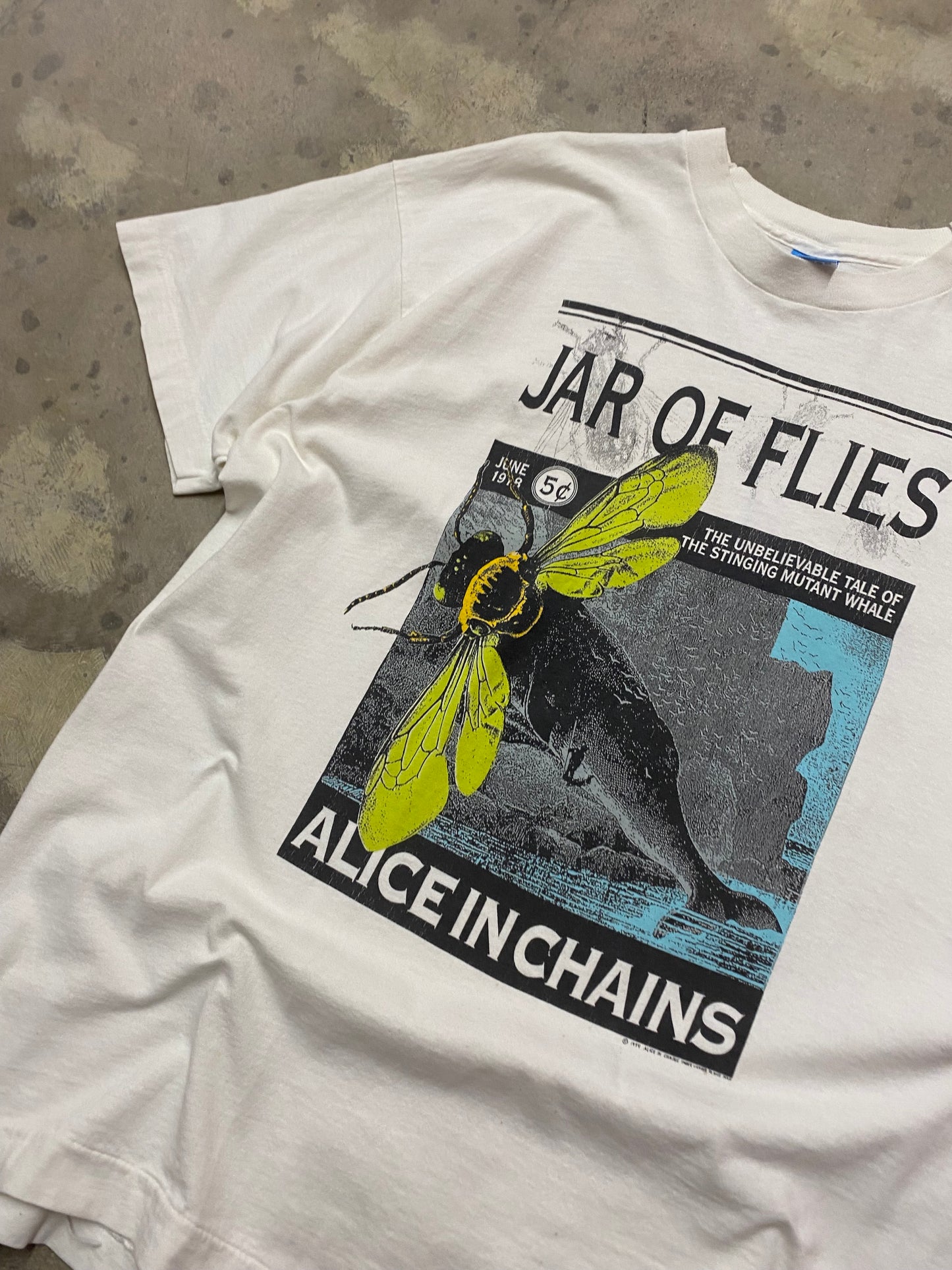 Vintage Alice In Chains jar of flies shirt size XL