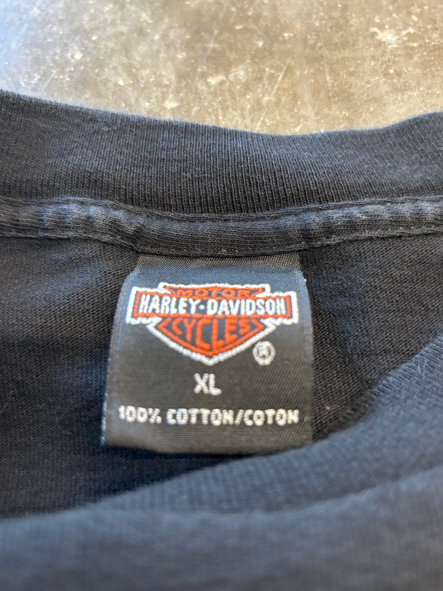 Vintage Harley Davidson Flaming Eagle long sleeve size xl
