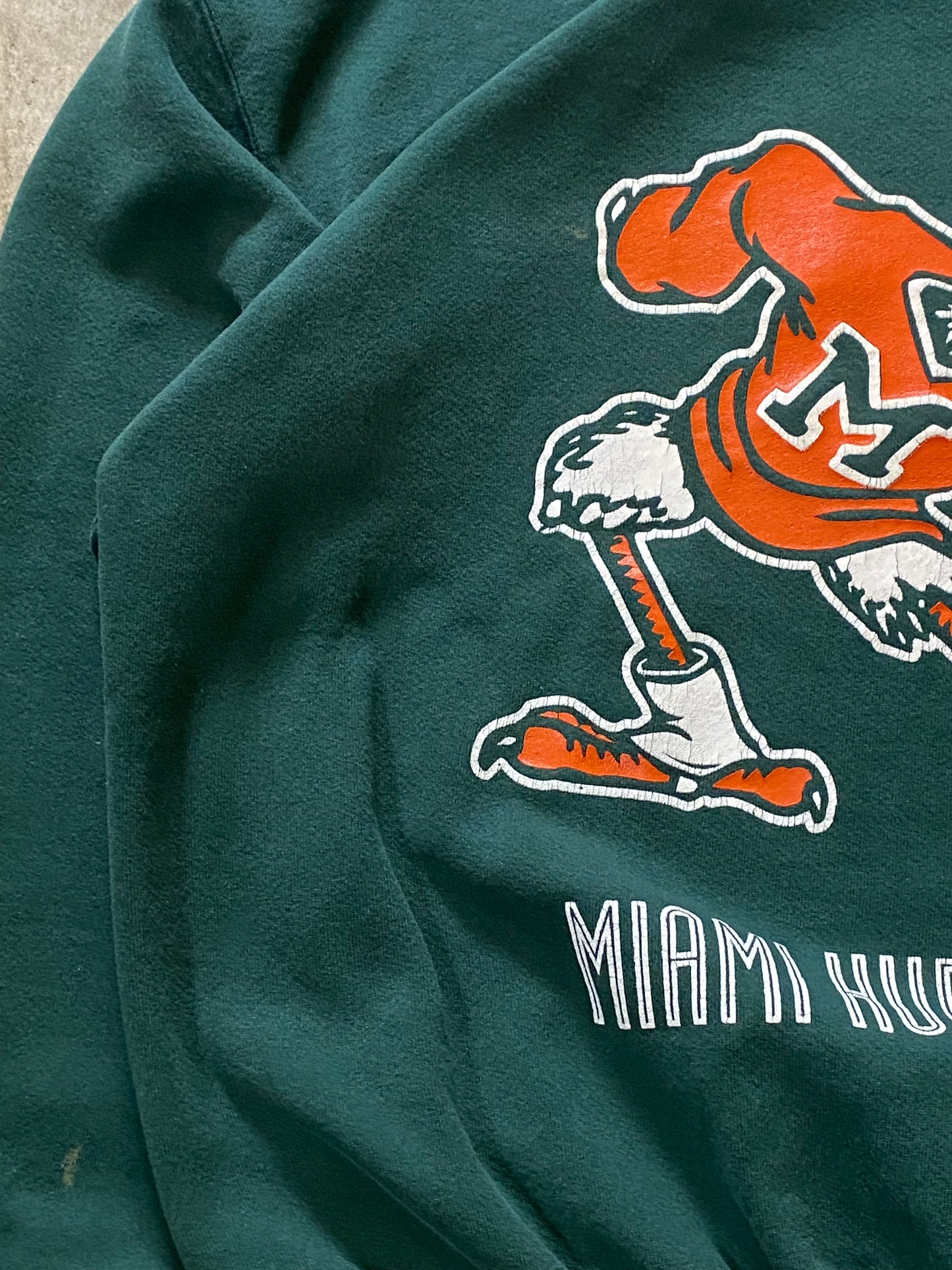 Vintage Miami Hurricanes Earth Tone Sweatshirt Size XL