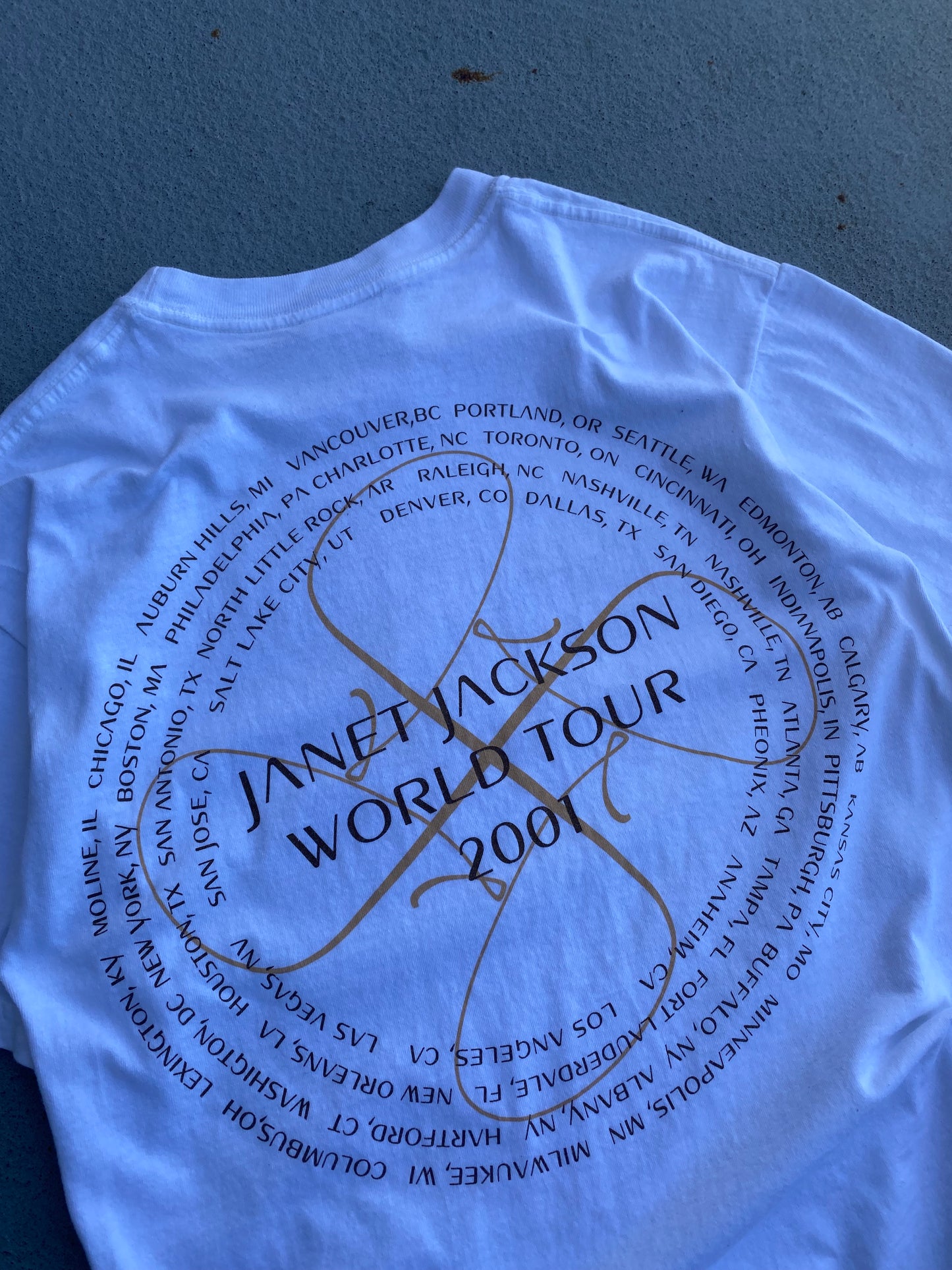 Vintage Janet Jackson Tour shirt Size medium
