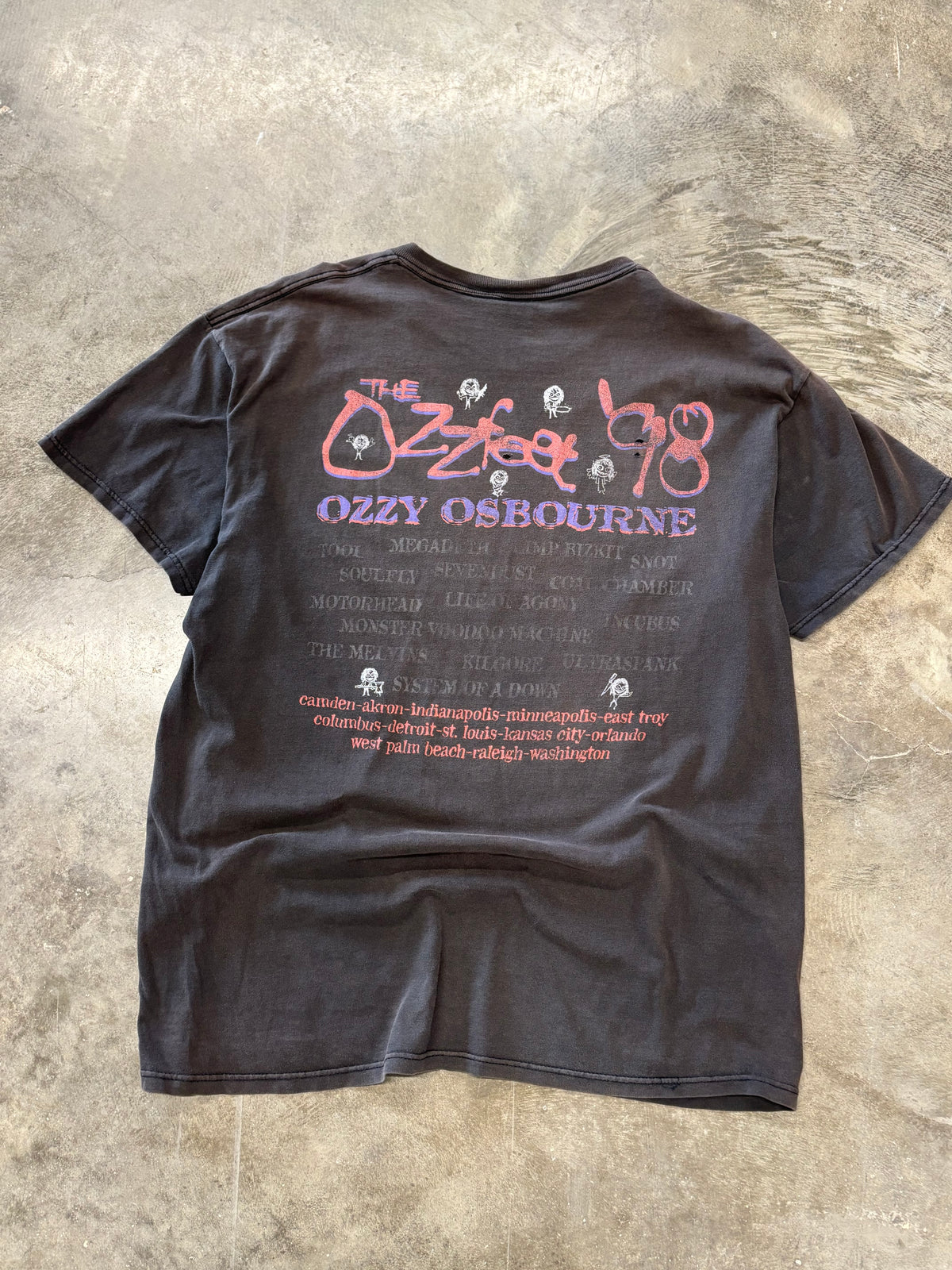 Vintage Ozzy Osbourne Ozzfest shirt size extra large