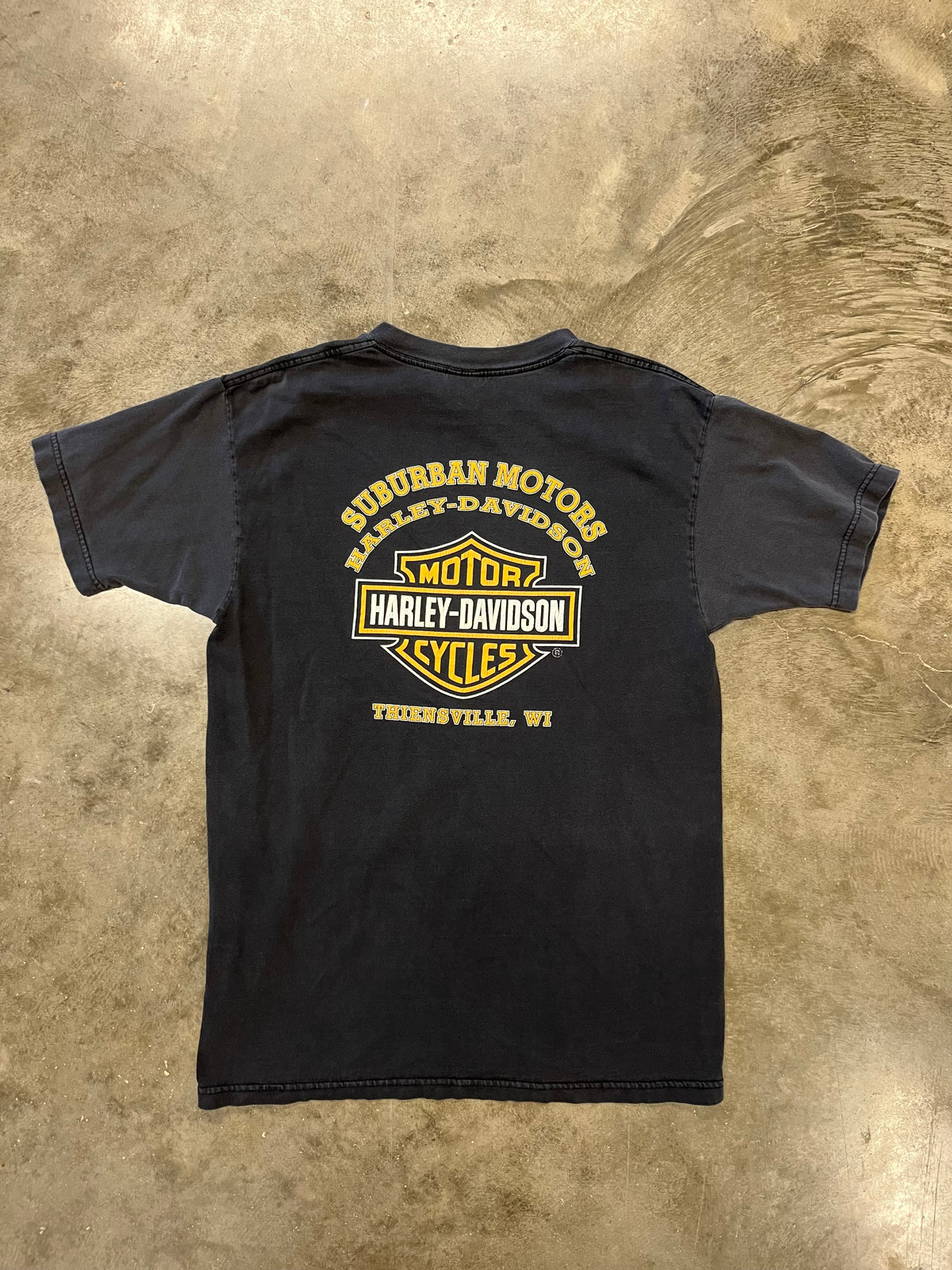 Vintage Harley Davidson Barbed Wire shirt size large