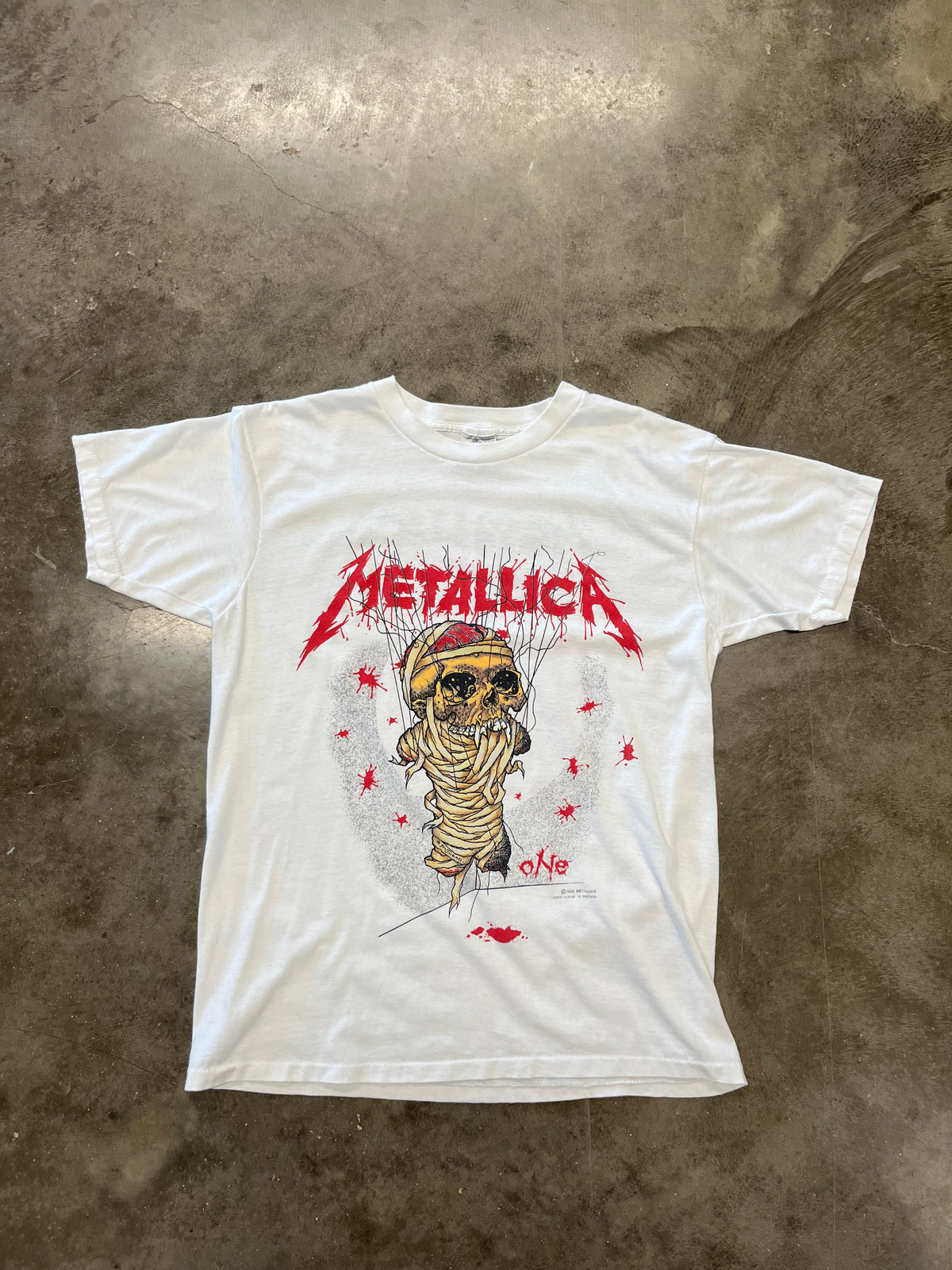 Vintage Metallica One Pushead shirt size extra large