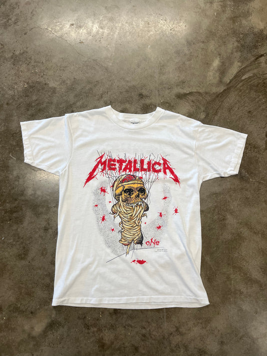 Vintage Metallica One Pushead shirt size extra large 21.5 by 27