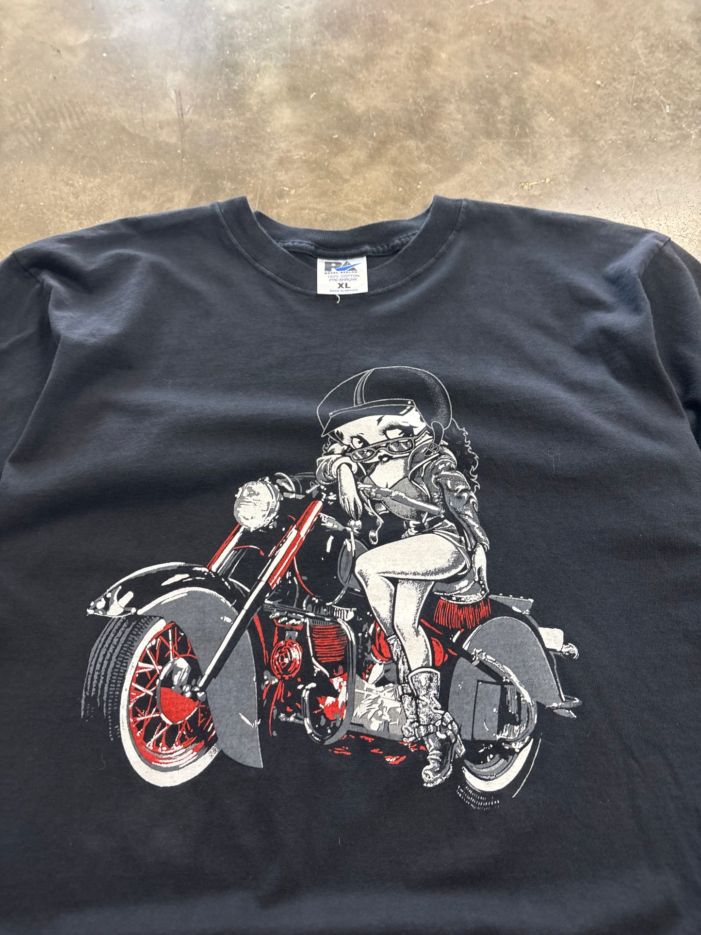 Vintage Biker Betty Boop shirt size xl