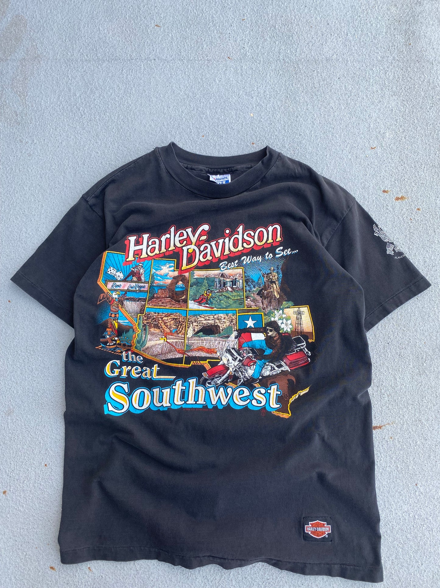 Vintage 80’s Harley Davidson  Best way to see shirt Size Large