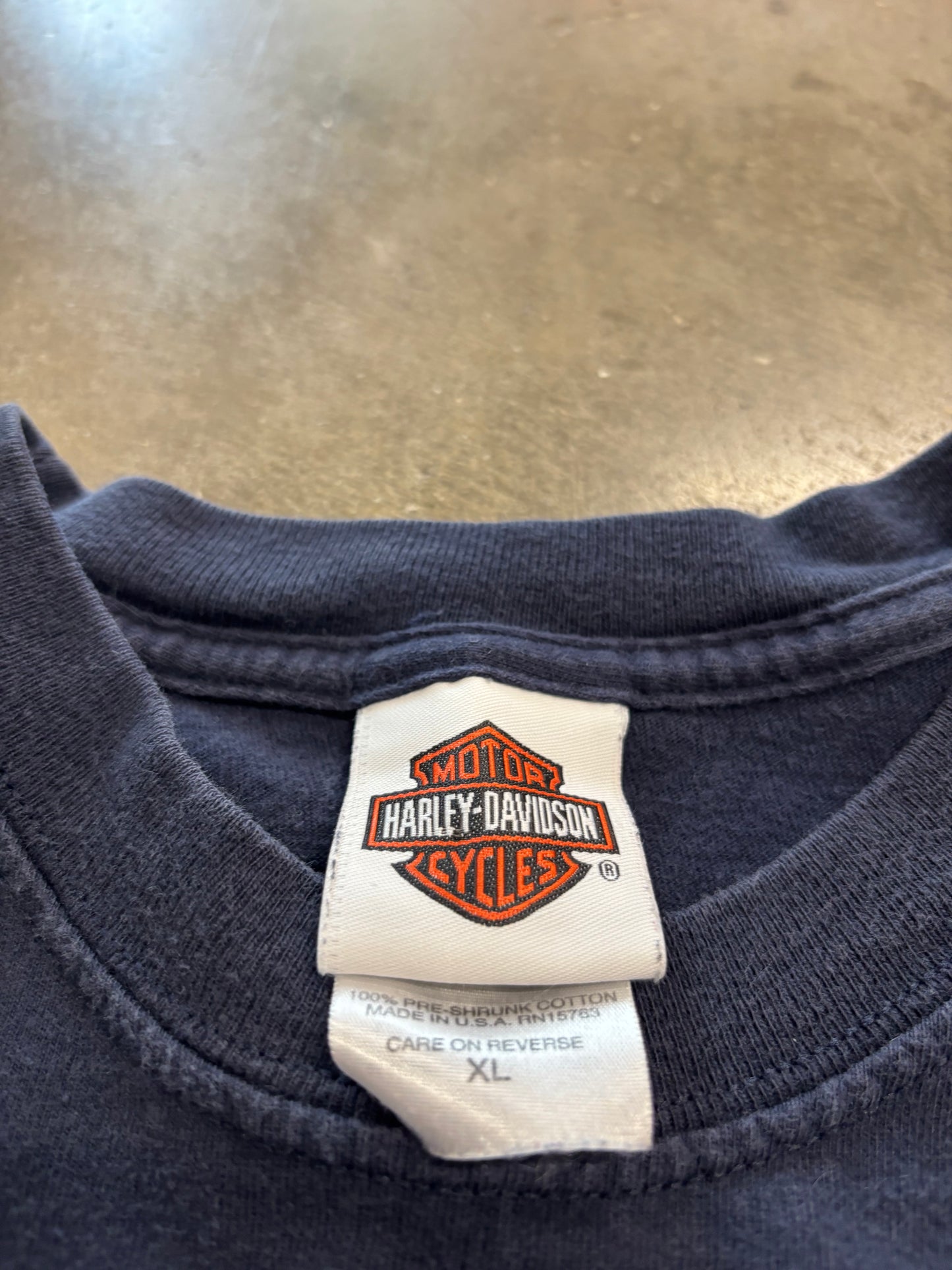 Harley Davidson Green Flame long sleeve xl