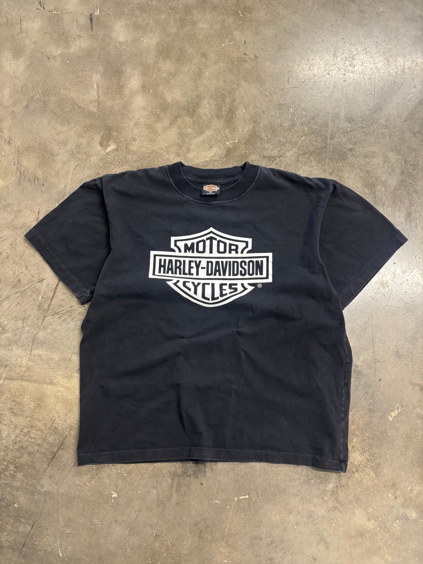 Vintage Harley Davidson Shield Logo size XL