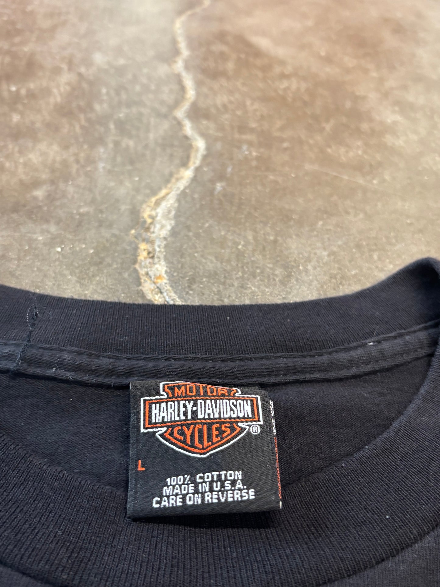 Vintage Harley Davidson Spiderweb size large