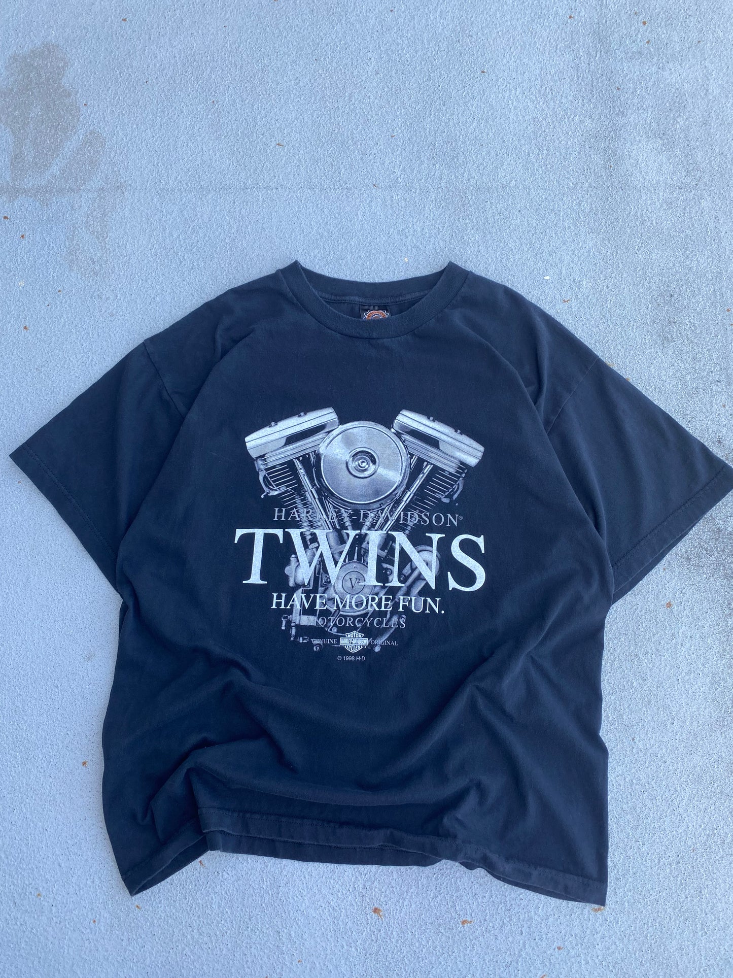 Vintage Twins Have more fun Harley shirt size xxl