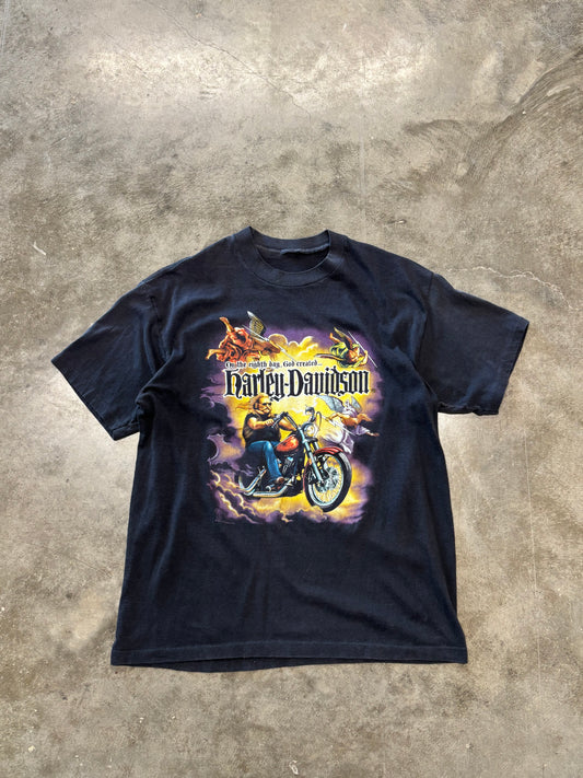 Vintage Harley Davidson on the 8th day shirt size large