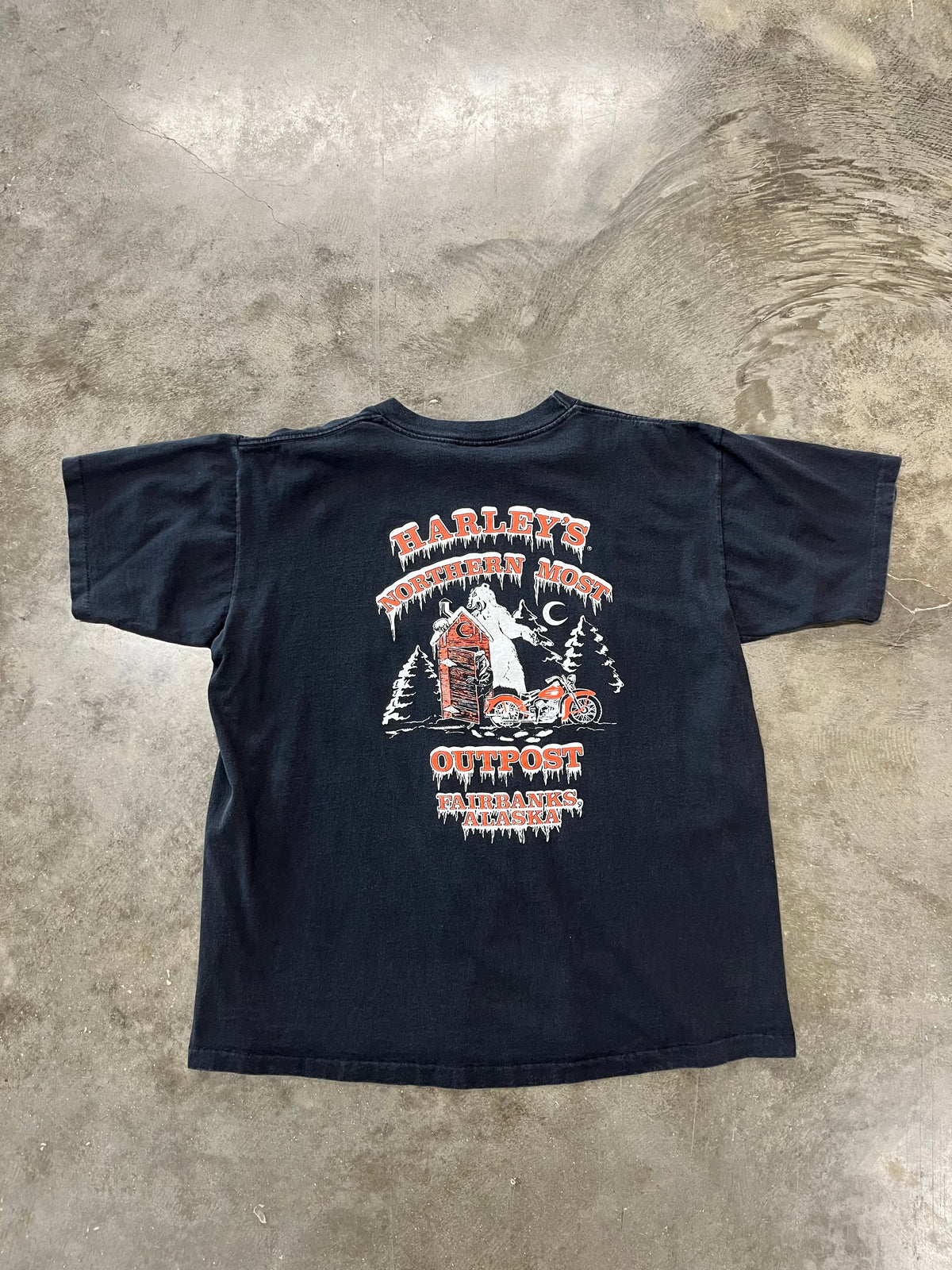 Vintage Harley Davidson loud pipes save lives shirt size large