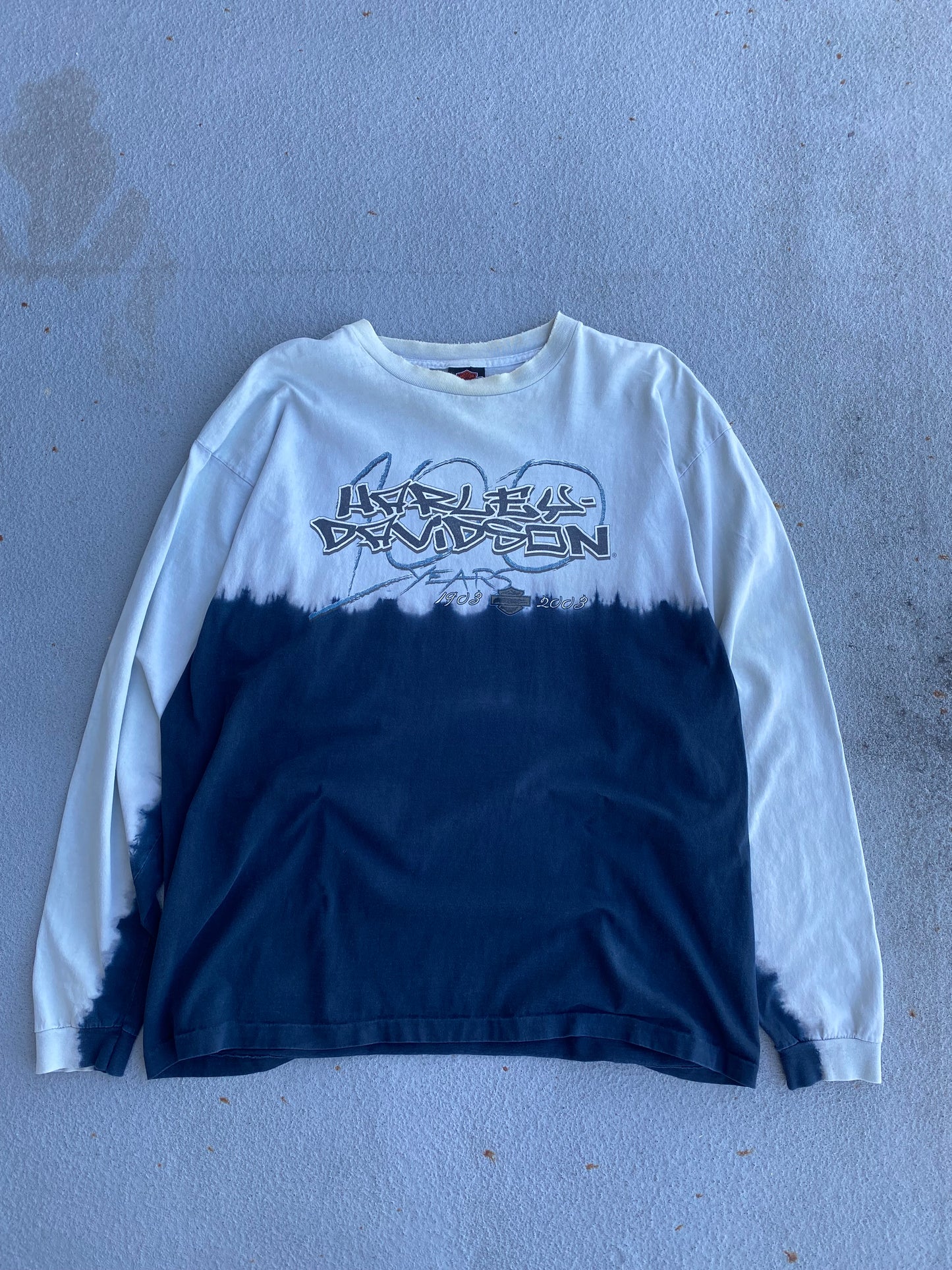 Vintage Harley Davidson Grafitti Long sleeve size extra large