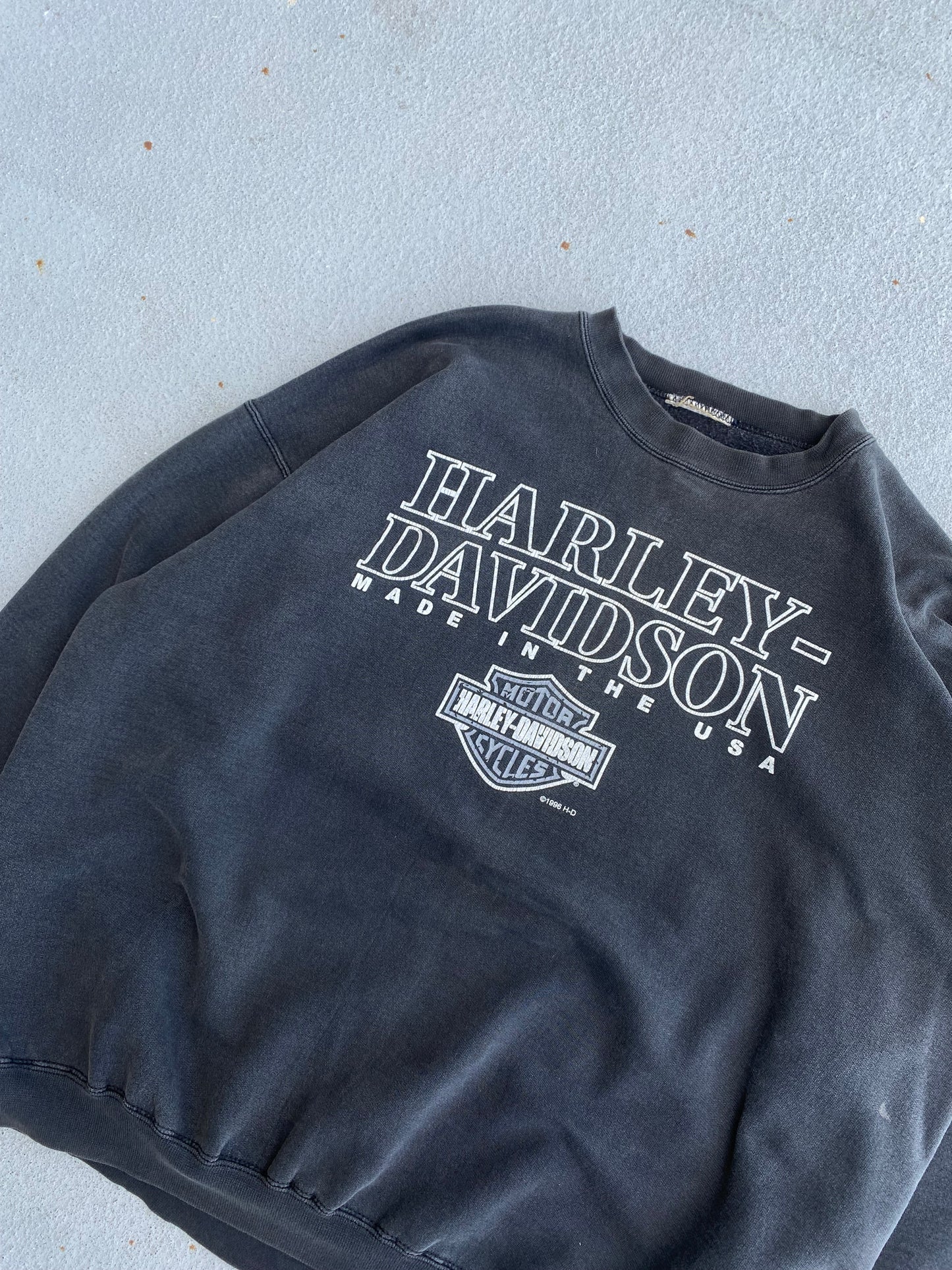 Vintage Harley Davidson Boxy Sweatshirt Size XL