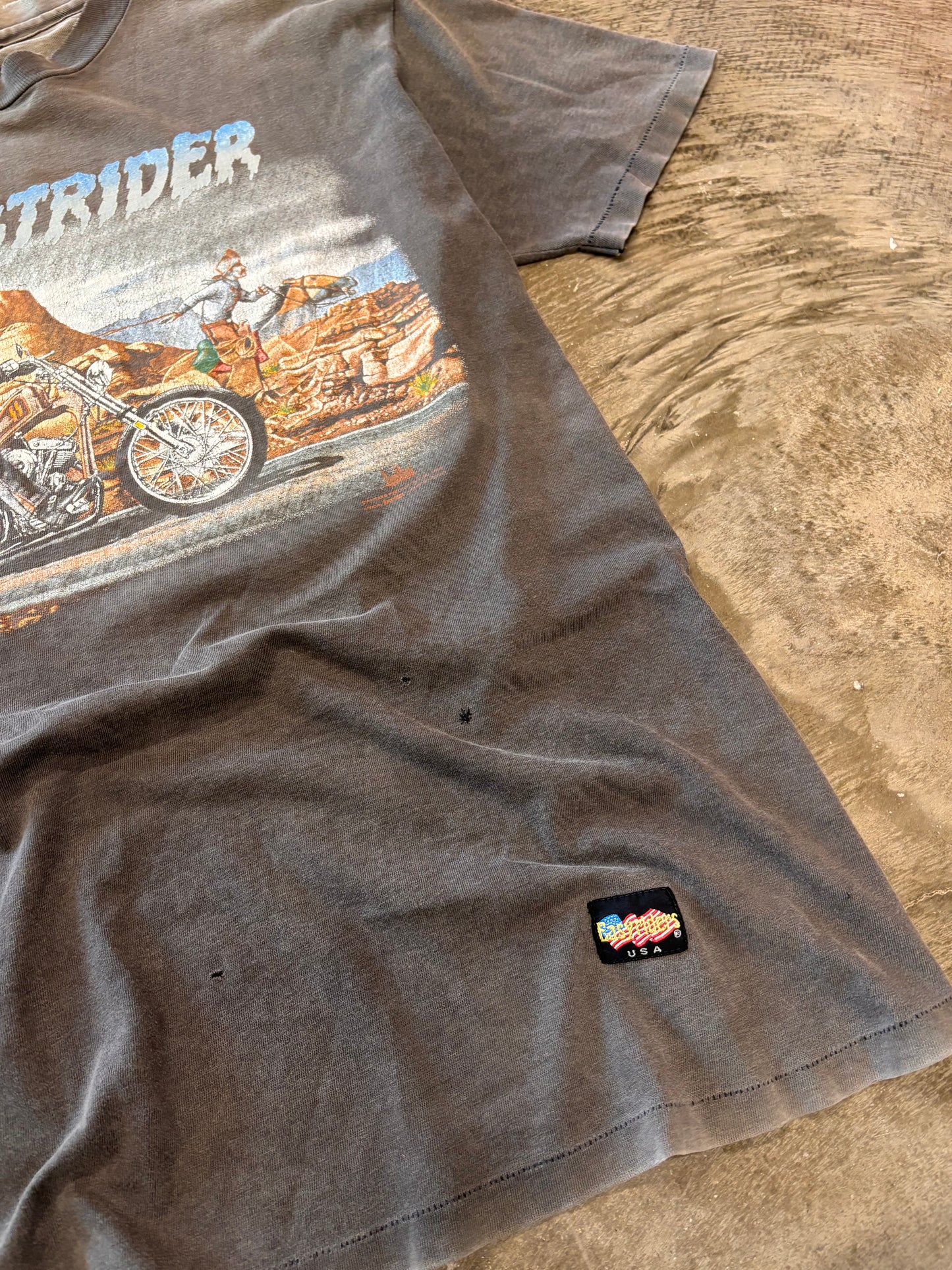 Vintage smoked out 1990 Easyrider shirt size large