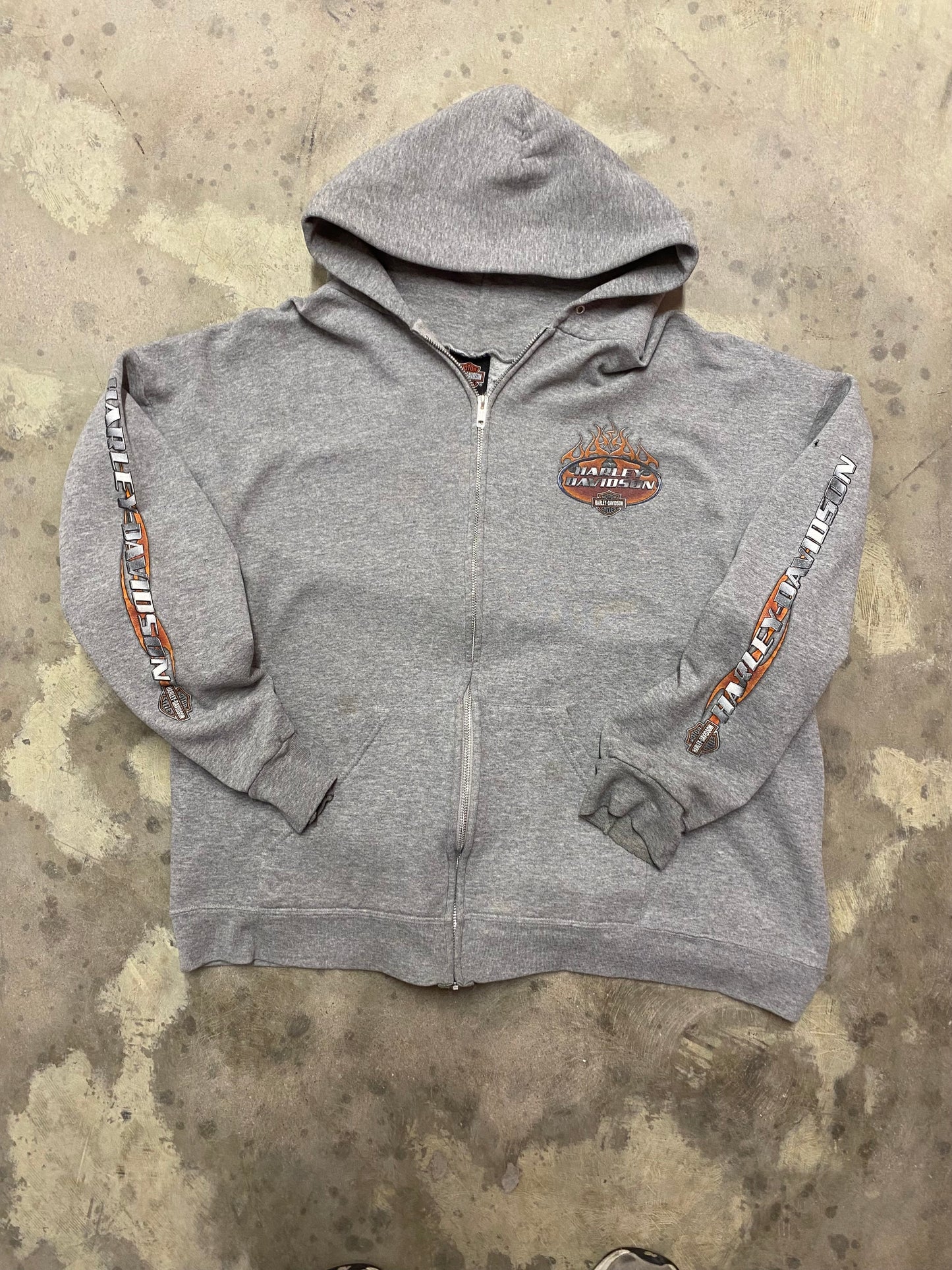 Harley Davidson Zip up hoodie size extra large