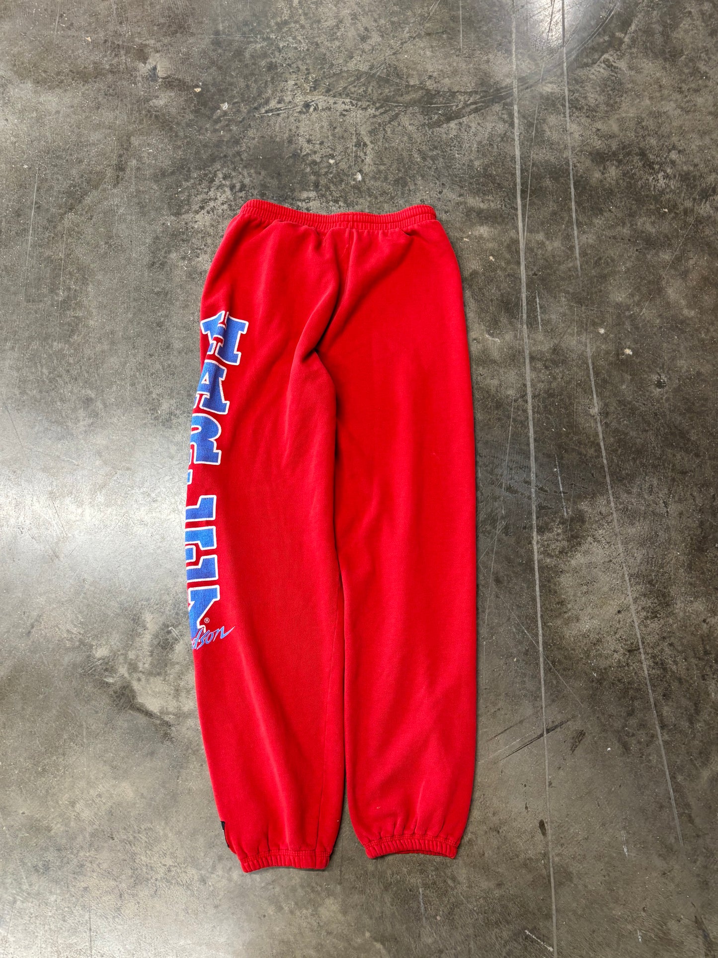 Vintage Harley Davidson red sweatpants size large