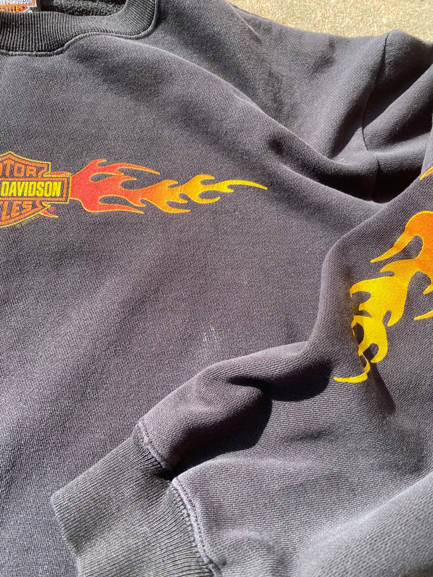 Harley Davidson Flame sweatshirt size large