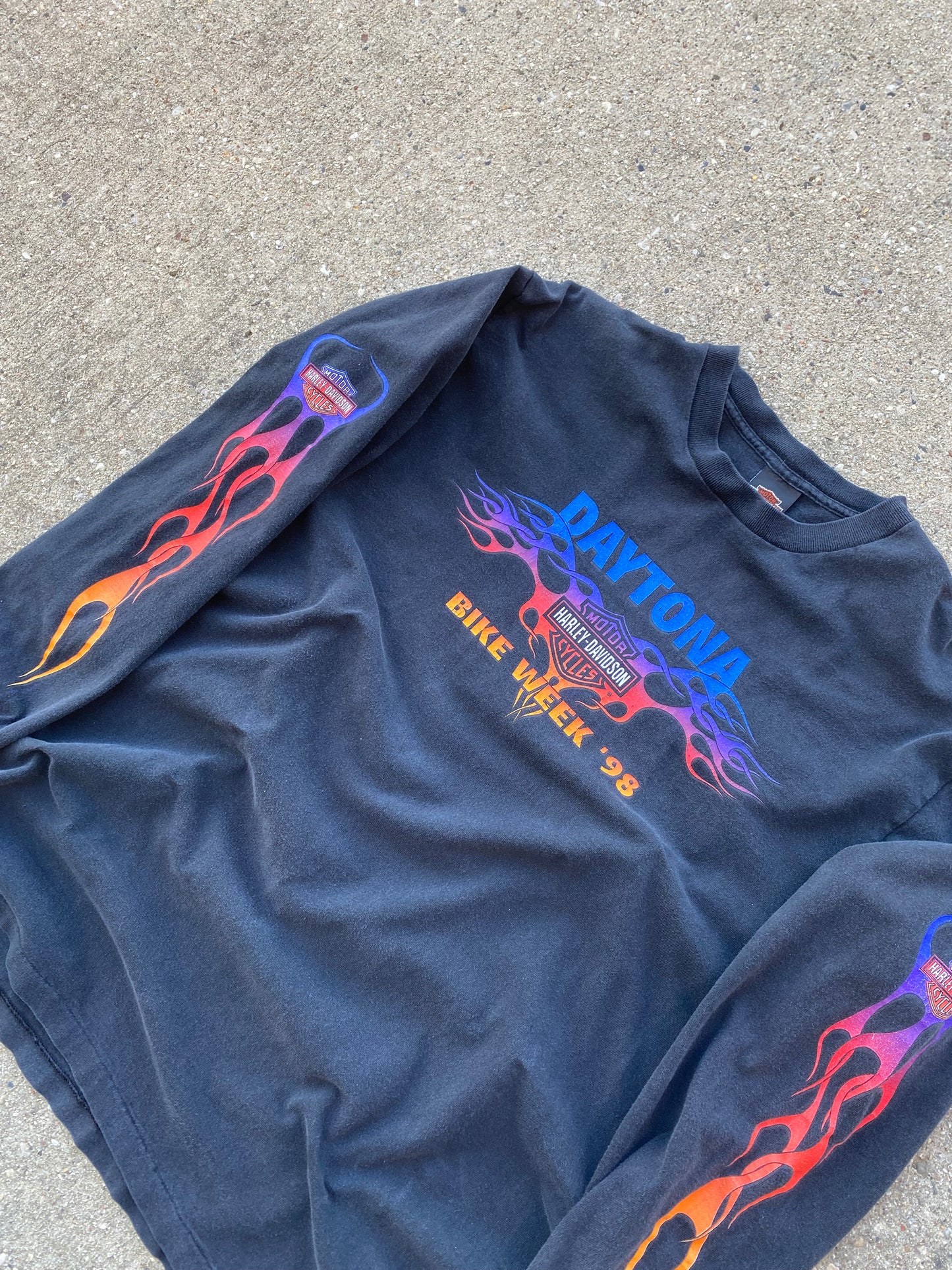 Vintage Harley Davidson Aye just give me my moneyyy long sleeve size large
